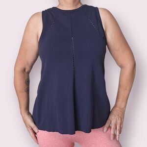 Athleta Navy Blue Tank Top Size S